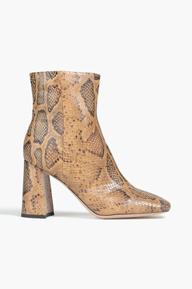 Sam Edelman Codie snake-effect leather ankle boots