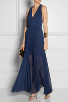 Thumbnail for your product : Alice + Olivia Pleated georgette gown