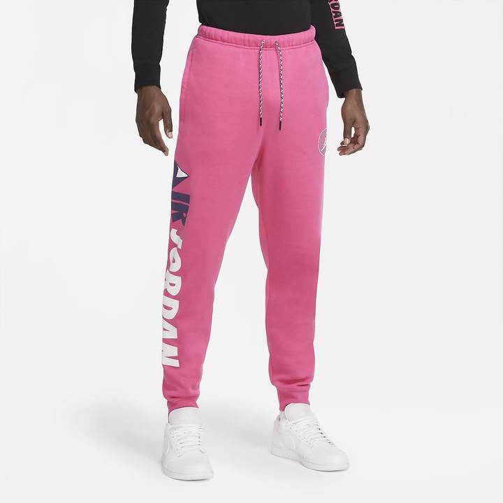 pink jordan sweatpants