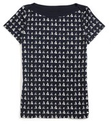 Thumbnail for your product : Tommy Hilfiger Final Sale- Sailboat Printed Boatneck Top