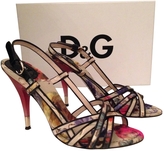 Thumbnail for your product : D&G 1024 D&G Multicolour Leather Sandals
