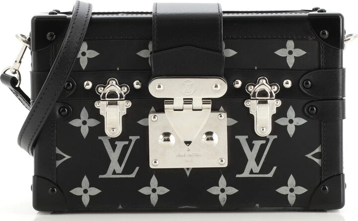 Louis Vuitton Petite Malle Handbag Limited Edition Reflective Monogram  Canvas at 1stDibs