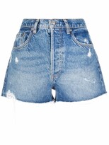Thumbnail for your product : Boyish Cody high-rise denim shorts