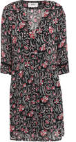 Thumbnail for your product : BA&SH Haley Floral-print Voile Mini Dress