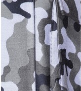 Thumbnail for your product : Christopher Kane Fox fur-trimmed wool-blend camouflage-jacquard jacket