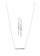 Expression Two-Piece Crystal Rectangular Bar Earrings and Necklace Set