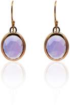 Thumbnail for your product : Eliza J Bautista Aissa Amethyst Earrings In 18K Rose Gold Vermeil On Sterling Silver