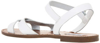 Steve Madden Dubblin White Leather Sandal