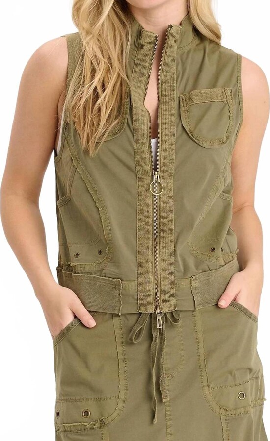 XCVI Grindelle Vest In Terrarium Pigment