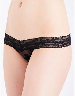 Hanky Panky Sweetheart low-rise stretch-lace thong