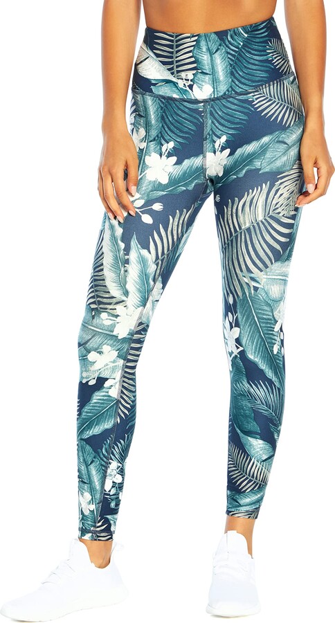 Balance Collection Womens Printed Easy High Rise Ankle Legging