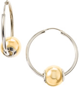 Thumbnail for your product : Majorica Pearl-Station Hoop Earrings