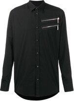 Thumbnail for your product : DSQUARED2 Zip Detail Button-Up Shirt