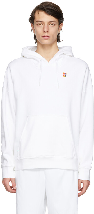 white nike hoodie mens