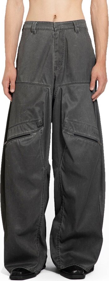 Y/Project High Waist Wide-Leg Trousers