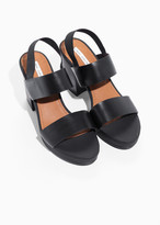 Thumbnail for your product : And other stories Heeled Leather Sandals