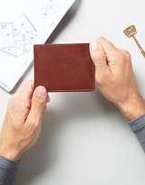 Thumbnail for your product : ASOS Leather Wallet In Oxblood