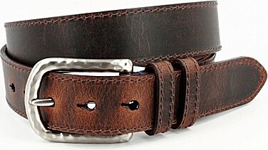 Torino Leather Company Distressed Waxed Harness Leather Belt