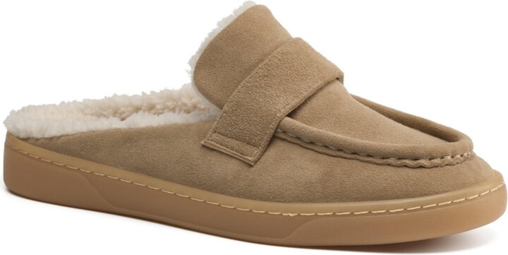 J/Slides Women's Hudson Suede Mule Flats