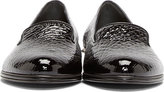 Thumbnail for your product : Alexander McQueen Black Patent Leather Studded Heel Loafers