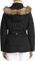 Thumbnail for your product : Jones New York Down Blend Quilted Coat with Removable Hood