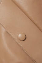 Thumbnail for your product : The Row Erhly Leather Bomber Jacket - Sand