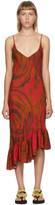 Thumbnail for your product : Collina Strada Red Swirl Rose Michi Dress