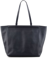 Thumbnail for your product : The Row The Shopper Calfskin Tote Bag, Navy