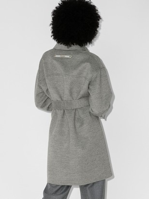 Fendi FF-motif single-breasted coat