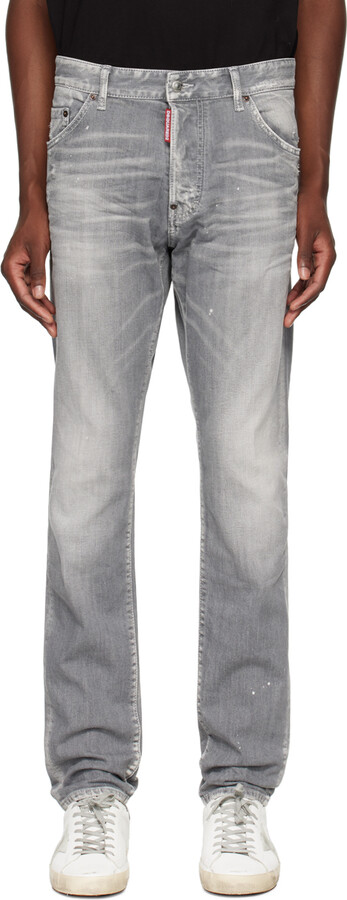 DSQUARED2 Gray Cool Guy jeans