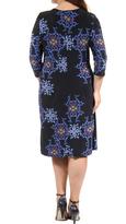 Thumbnail for your product : 24/7 Comfort Apparel Floral Printed Dress
