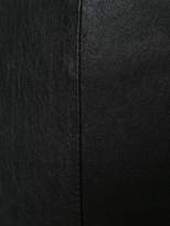 Thumbnail for your product : Saint Laurent Mid Waist Leather Leggings
