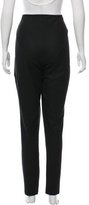 Thumbnail for your product : The Row Leather-Trimmed Skinny Pants