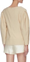 Thumbnail for your product : 3.1 Phillip Lim Stitched-on Panel Puffed Sleeves Top