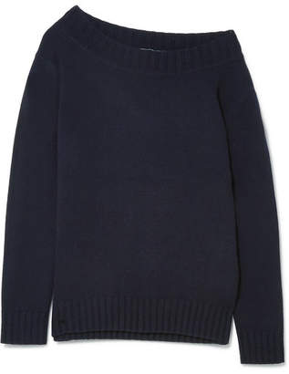 Vince One-shoulder Wool And Cashmere-blend Sweater