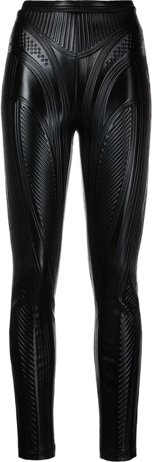 Thierry Mugler Multicolor Spiral Leggings - ShopStyle