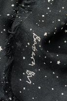 Thumbnail for your product : Barbara Bui Star Print Scarf with Fringe