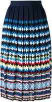 Mary Katrantzou - pleated print skirt - women - Viscose - S