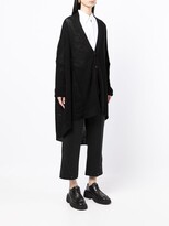 Thumbnail for your product : Yohji Yamamoto Knitted Distressed Cardigan