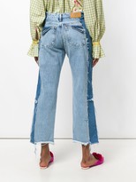 Thumbnail for your product : Natasha Zinko Cropped Flare Jeans