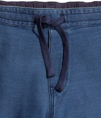 H&M Denim Shorts - Dark denim blue - Men
