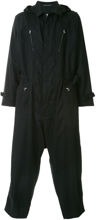 oversized black jumpsuit