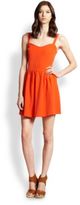 Thumbnail for your product : Joie Latelle Silk Smocked-Back Dress