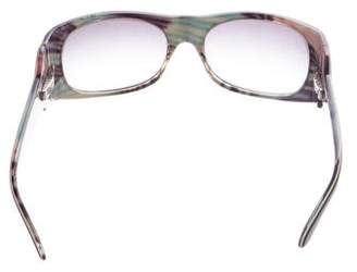 Missoni Gradient Rectangular Sunglasses