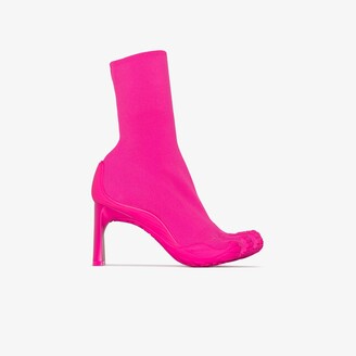 Balenciaga X Vibram pink 80 sock boots - ShopStyle