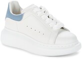 Thumbnail for your product : Alexander McQueen Kid's Oversized Lace-Up Leather Sneakers