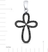 Thumbnail for your product : Black Diamond Cosanuova Cross Pendant In 14k White Gold
