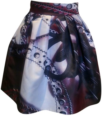 Mary Katrantzou Burgundy Skirt for Women