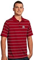 Thumbnail for your product : Antigua Men's Rutgers Scarlet Knights Deluxe Striped Desert Dry Xtra-Lite Performance Polo