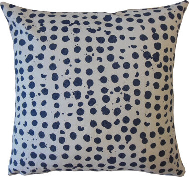 The Pillow Collection Sadler Polka Dot Pillow